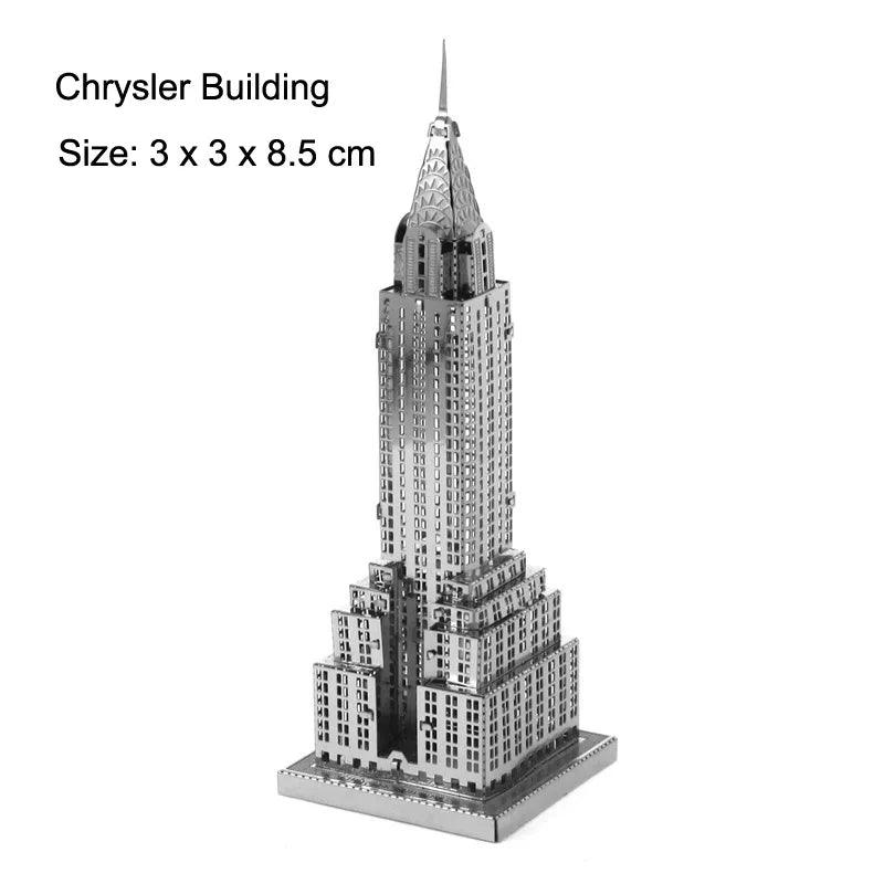 Lisslune | Global Landmark 3D Metal Puzzle Set: Construct and Explore Iconic Structures
