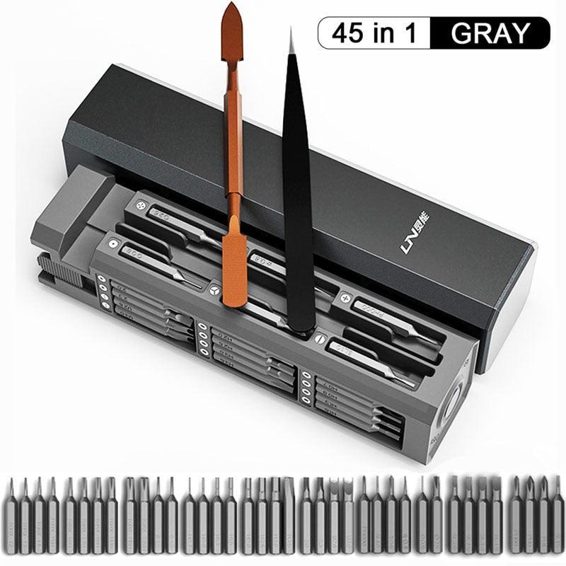 Lisslune | 45-piece magnetic precision screwdriver set - Essential repair partner