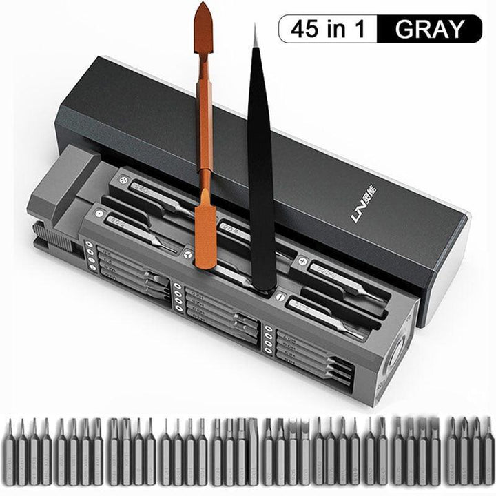 Lisslune | 45-piece magnetic precision screwdriver set - Essential repair partner