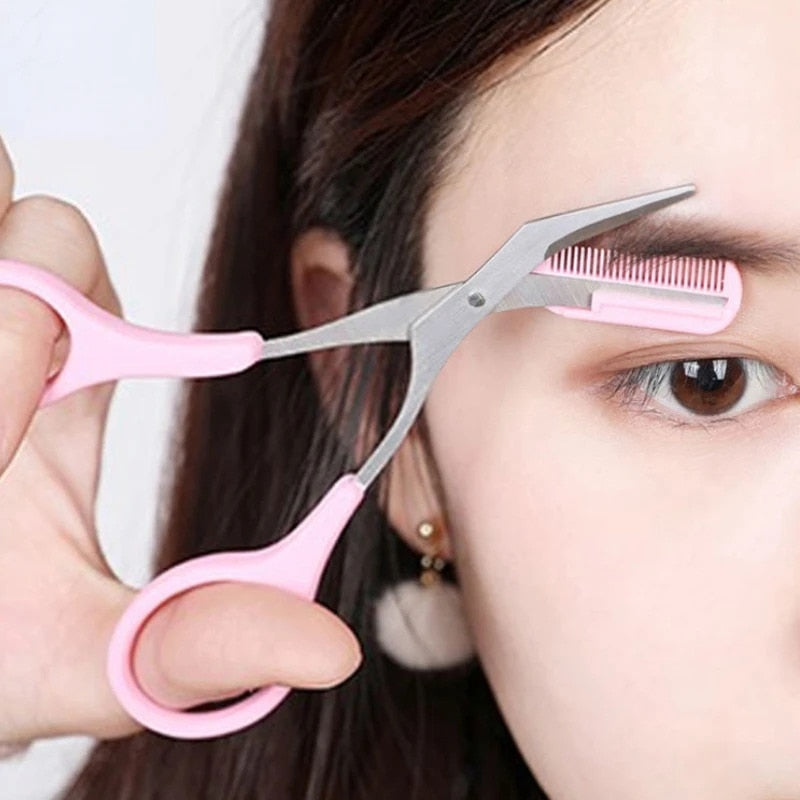 Lisslune | BrowPerfektor - Stainless Steel Eyebrow Scissors