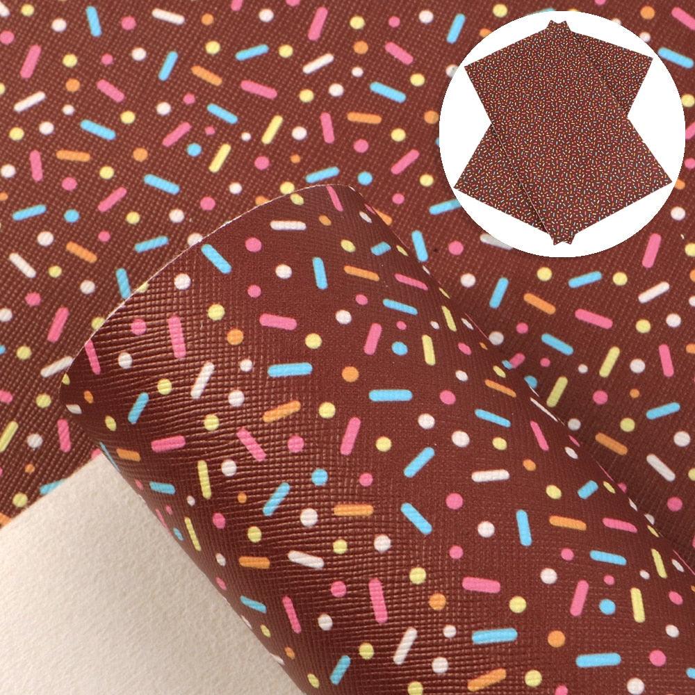 Lisslune | Wasted Cake Candy Faux Leather Craft Kit for DIY Accessories and Bags