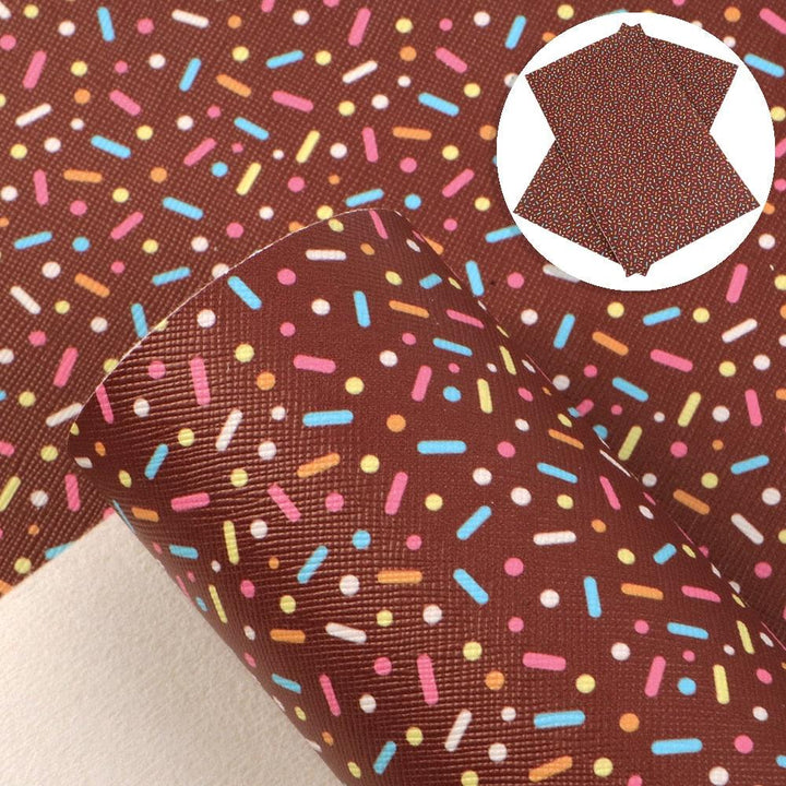 Lisslune | Wasted Cake Candy Faux Leather Craft Kit for DIY Accessories and Bags