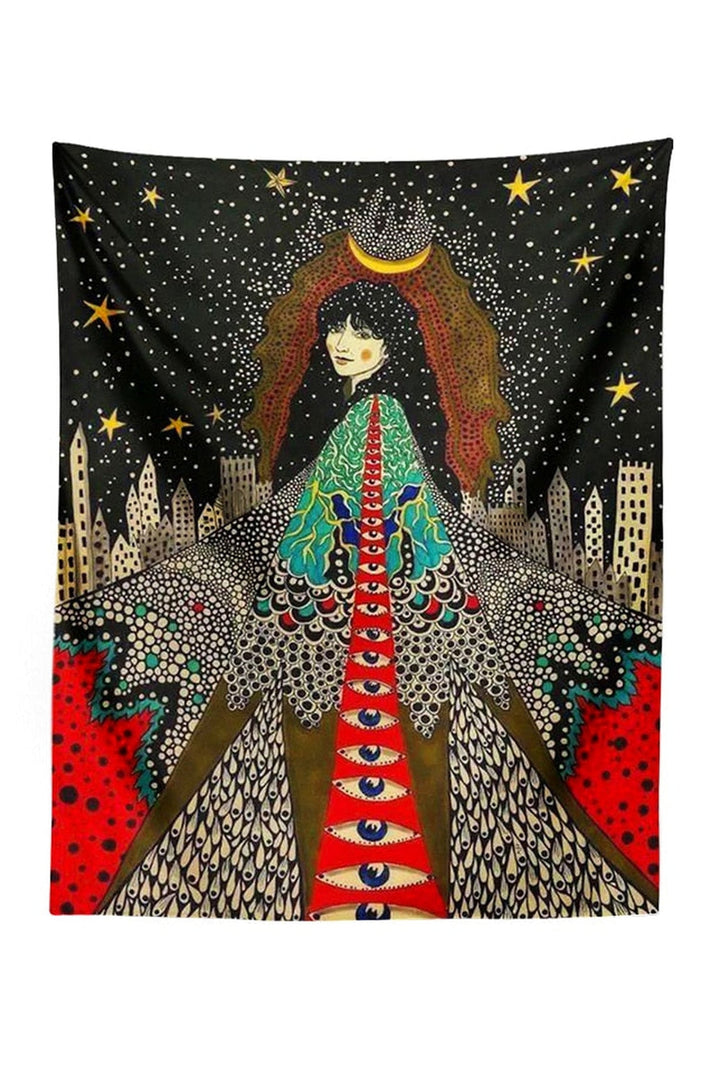 Lisslune | To The Girl Psychedelic Tapestry