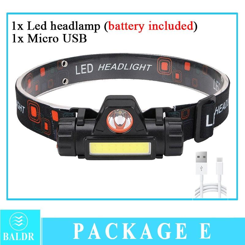 Lisslune | Compact Adventure COB Headlamp with Adjustable Lighting and Comfortable Fit