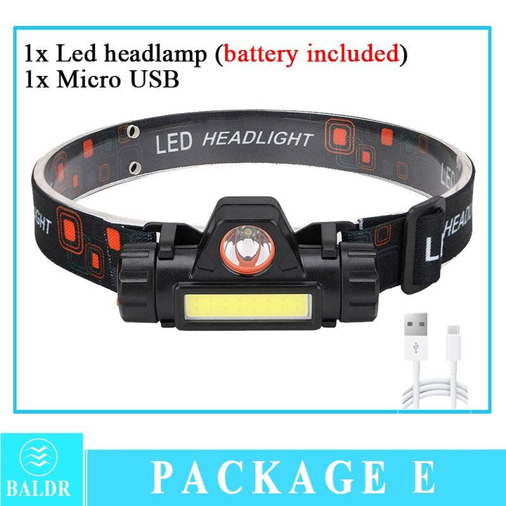 Lisslune | Compact Adventure COB Headlamp with Adjustable Lighting and Comfortable Fit