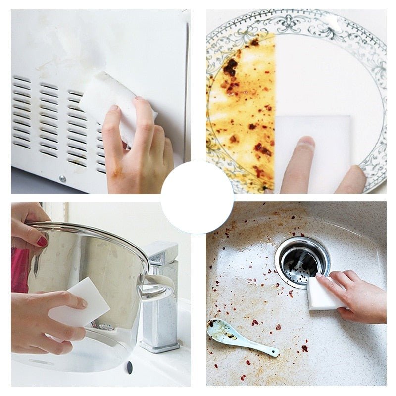 Lisslune | Melamine Spot Eraser Miracle Sponge Cleaning Sponge (100 pieces)