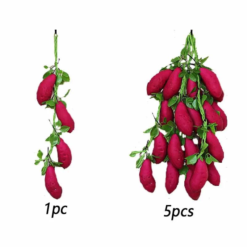 Lisslune | Life-like Artificial Chili Pepper Decor Props for Home, Photography, and Holiday Celebrations