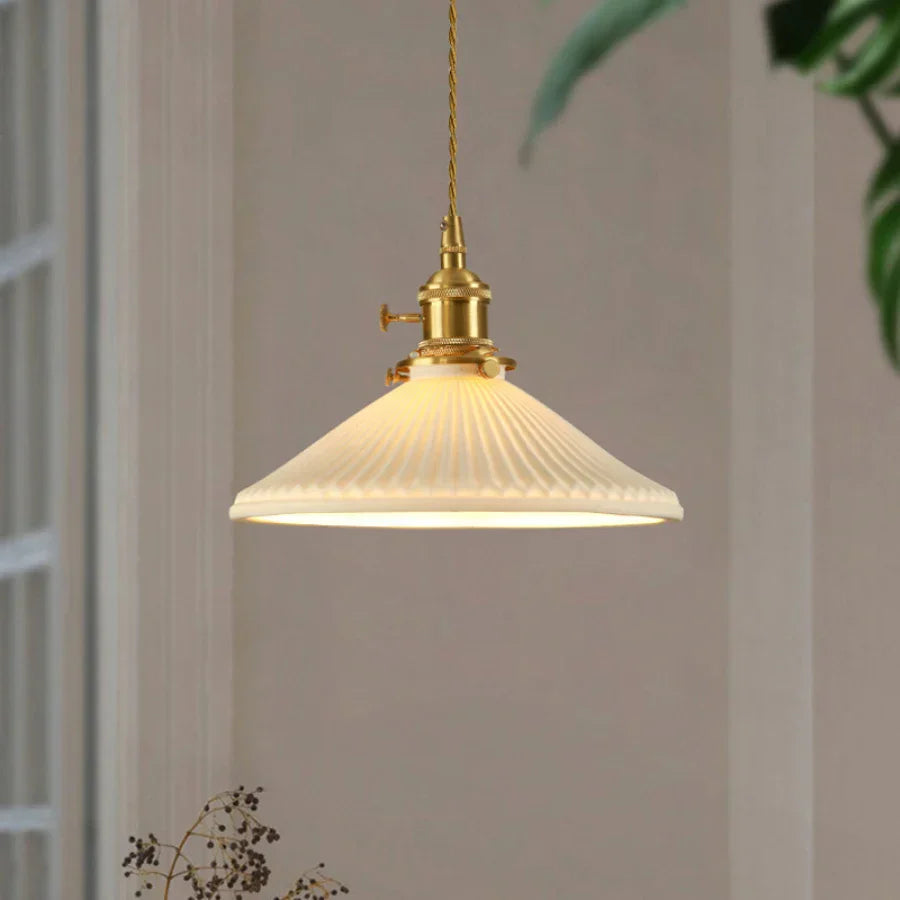Lisslune | Nordic Ceramic Ceiling Light in Japanese Style