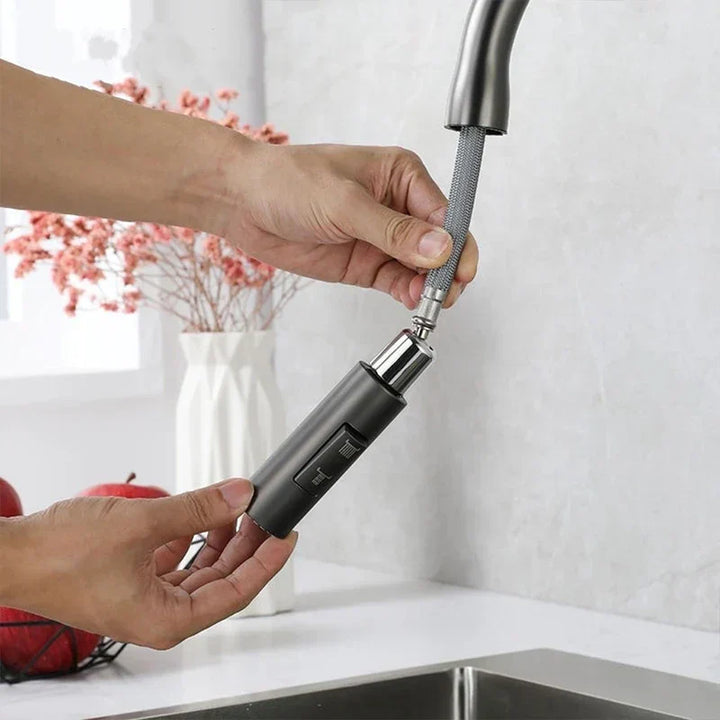 Lisslune | PureFlow - Kitchen Tap with Retractable Hand Shower