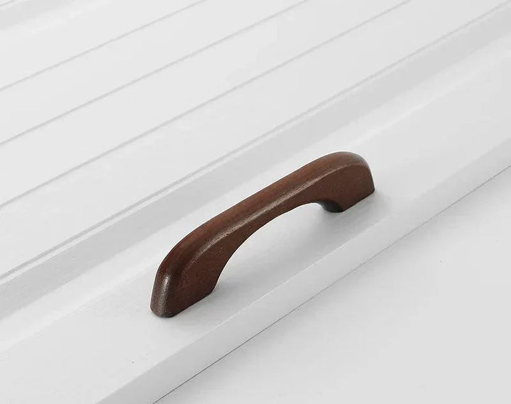 Lisslune | Chic Wooden Cabinet Knobs - Distinctive Walnut & Beech Drawer Handles for Elegant Home Interiors