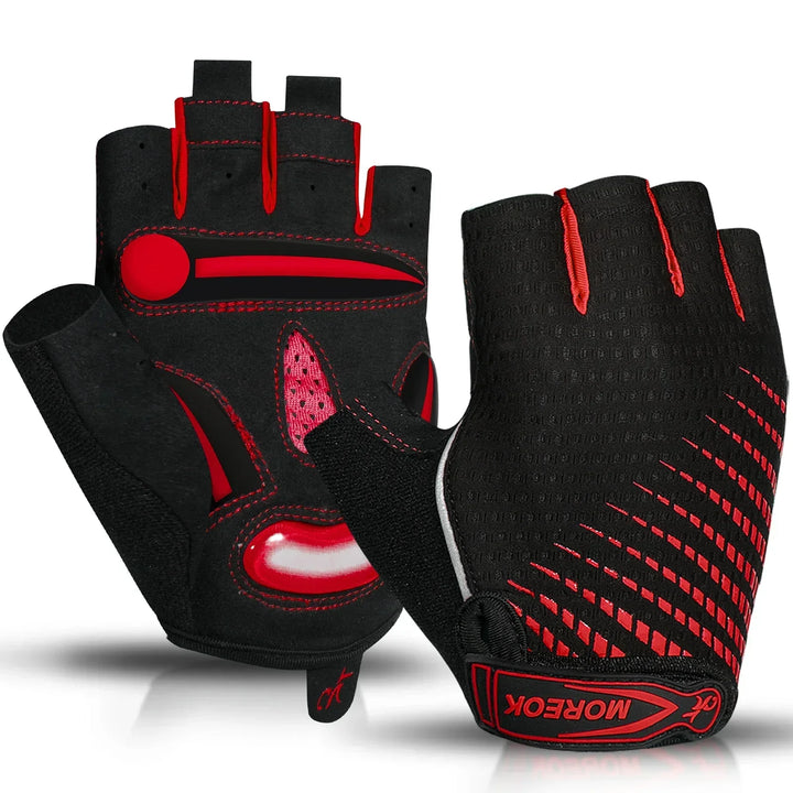 Lisslune | RideEase Half Finger Cycling Gloves – Shock Absorbing, Breathable & Anti-Slip Gloves