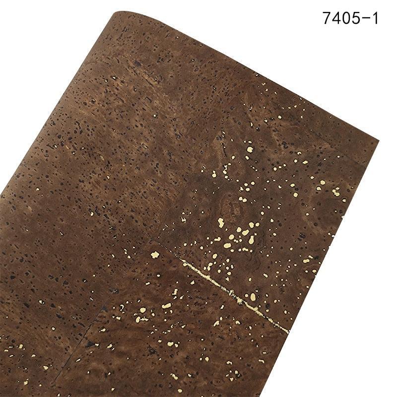 Lisslune | Cork style synthetic leather fabric for creative craft projects