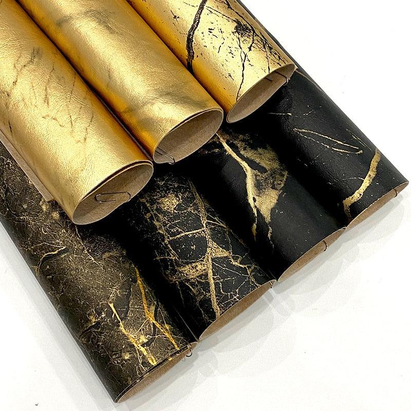 Lisslune | Luxurious waterproof marble vinyl contact paper with synthetic leather surface for elegant DIY creations