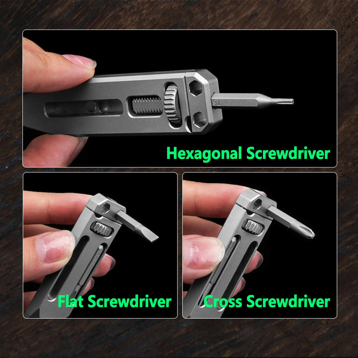 Lisslune | Titanium Alloy Telescopic Camping EDC Multifunctional Tool