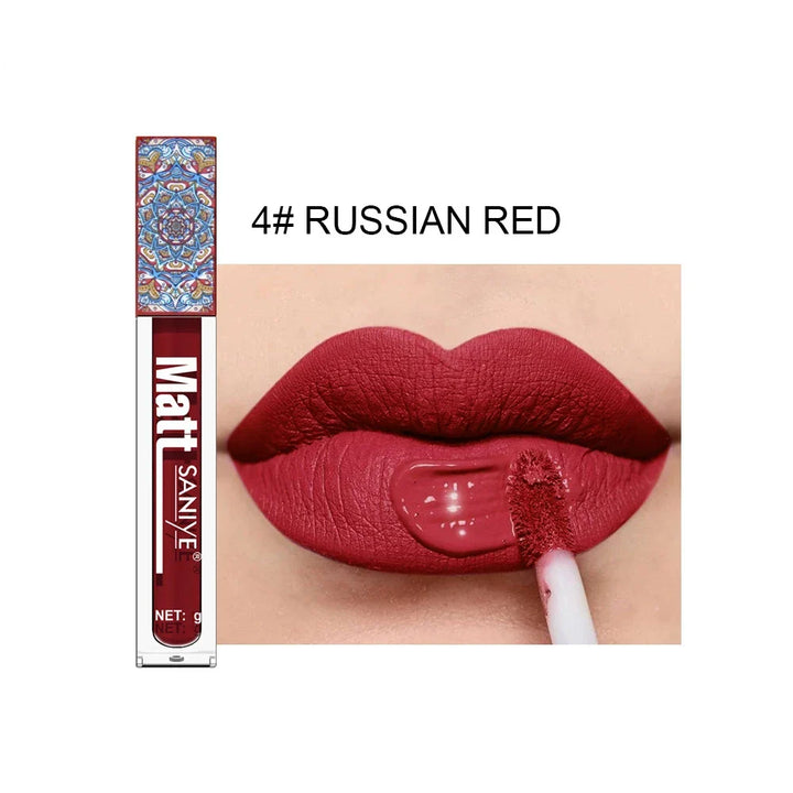Rynx | Nudes Lip Gloss Waterproof Liquid Matte Lipstick Long-lasting 4g Quick-drying Red Lip Gloss Cosmetics Sexy Matte Velvet Lipstick