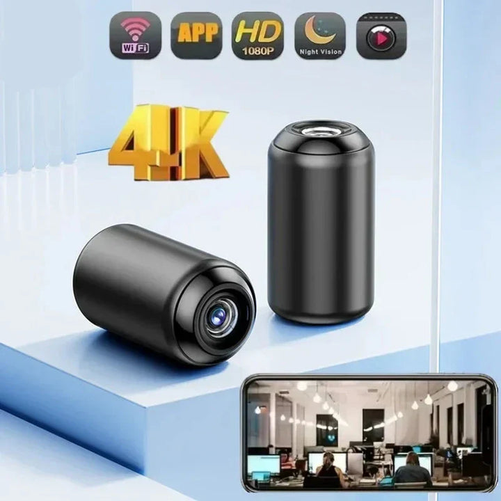 Lisslune | Mini 1080p wireless indoor security camera with night vision and app control