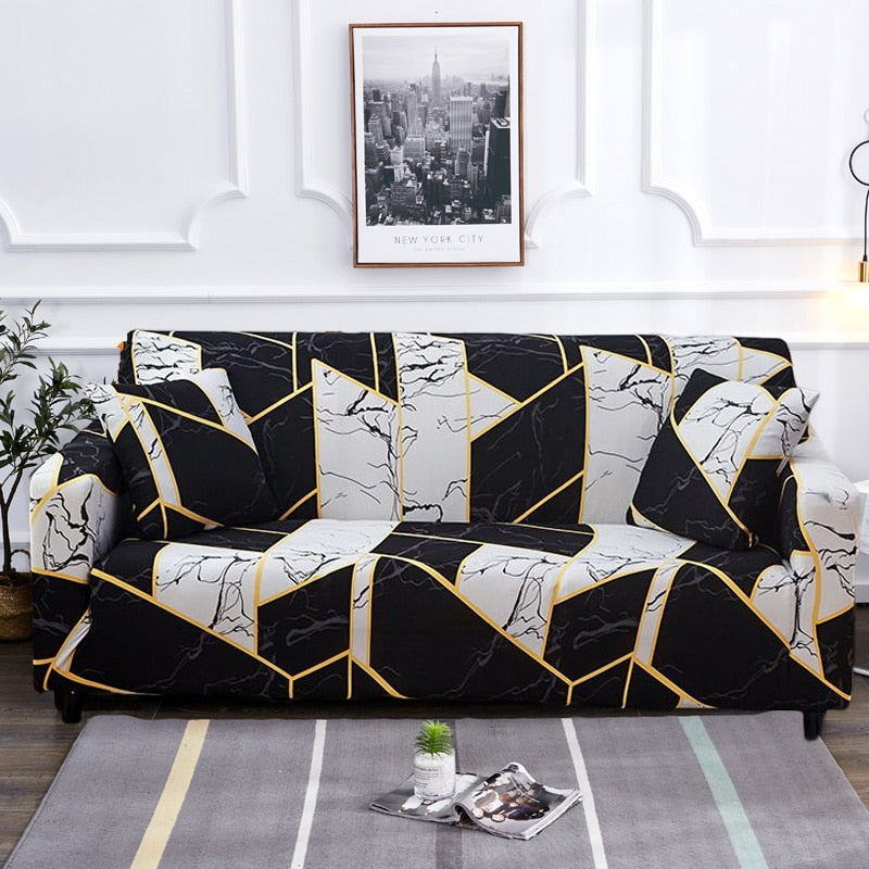 Lisslune | Modern Non-slip Colorful Elastic Sofa Cover
