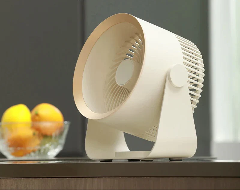 Lisslune | Luna Wall and Desktop Fan – Wireless Whisper-Quiet USB-C Fan with 3 Speeds