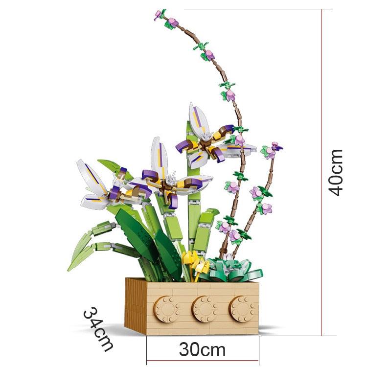 Lisslune | Create your own beautiful orchid bouquet with this DIY flower craft kit