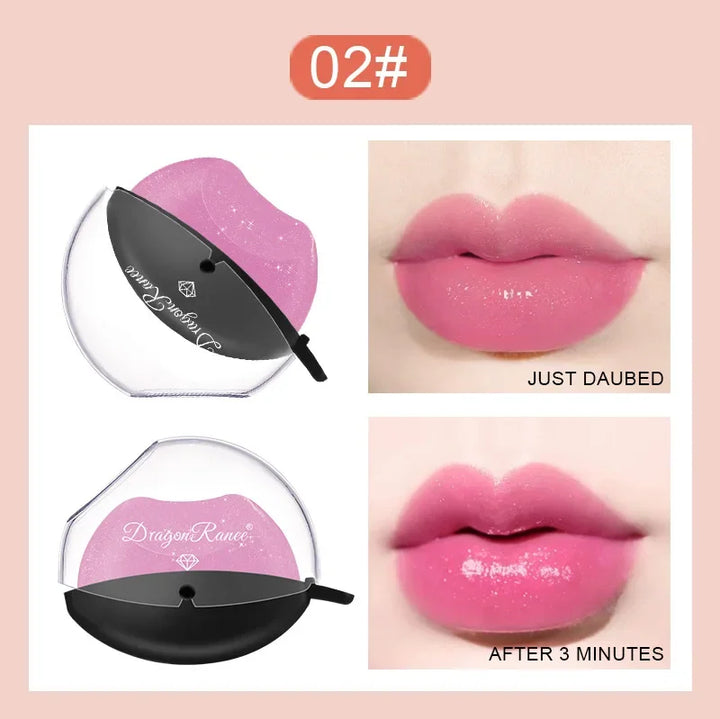 Rynx | Lazy Lipstick Pearl Light Temperature Color Changing Lip Shape Lipstick Velvet Moisturizing Lip Gloss Waterproof Non-Sticky Cup