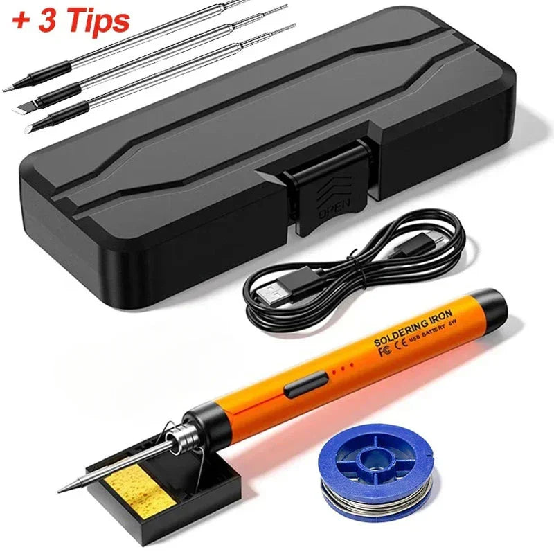Lisslune | Portable USB Soldering DIY Iron Kit
