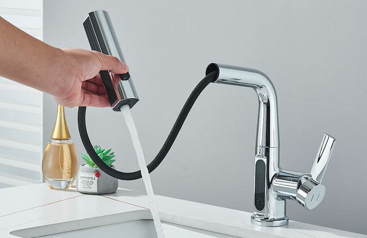 Lisslune | LUXOR - Modern digital washbasin tap