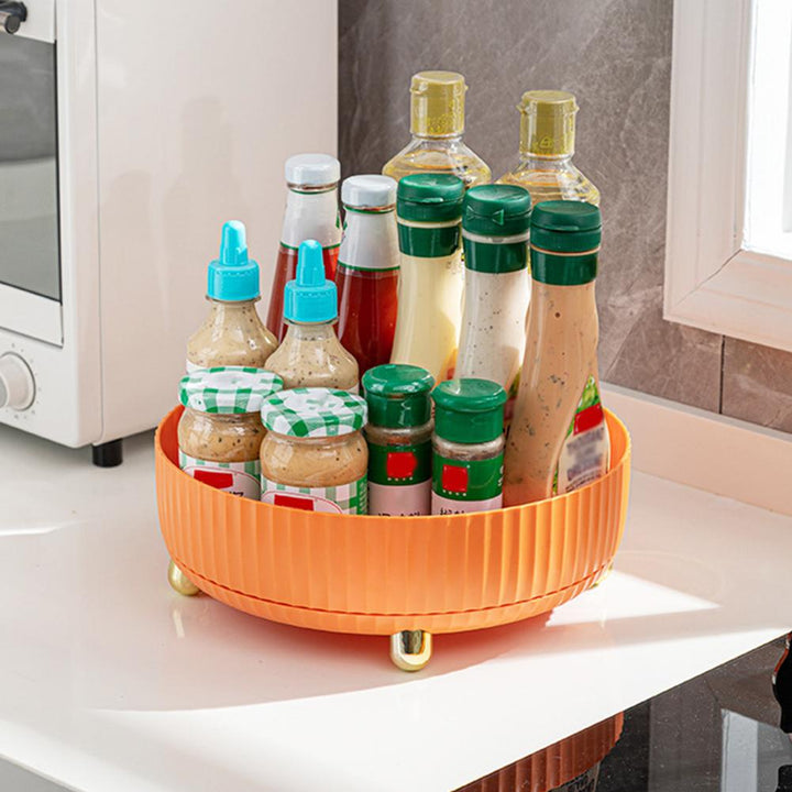 Lisslune | 360 Kitchen Spice Organizer Rotating Rack