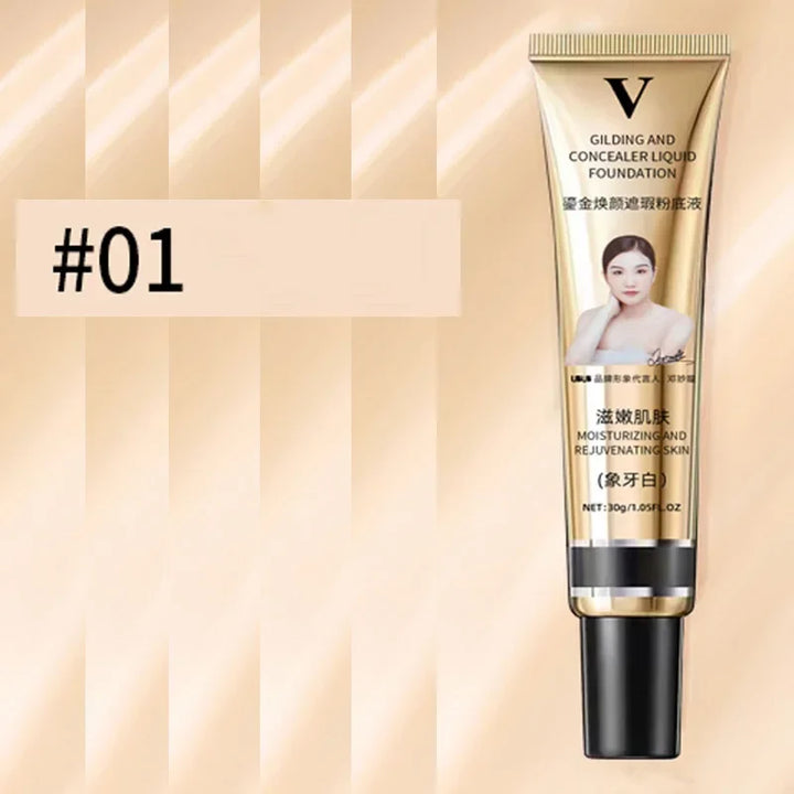 Rynx | 3 Colors Liquid Foundation Cream Coverage Acne Waterproof Long-lasting Oil-control Base Cream Make-up Moisturizing Matte Concealer Cosmetics