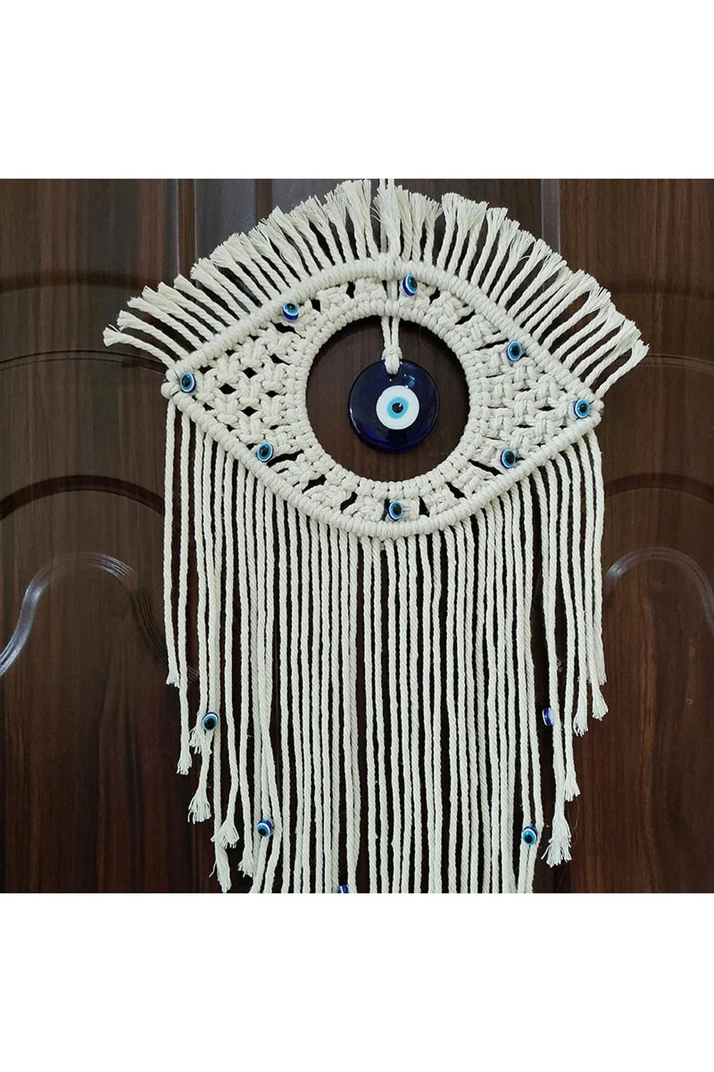 Lisslune | evil eye macrame wall hanging
