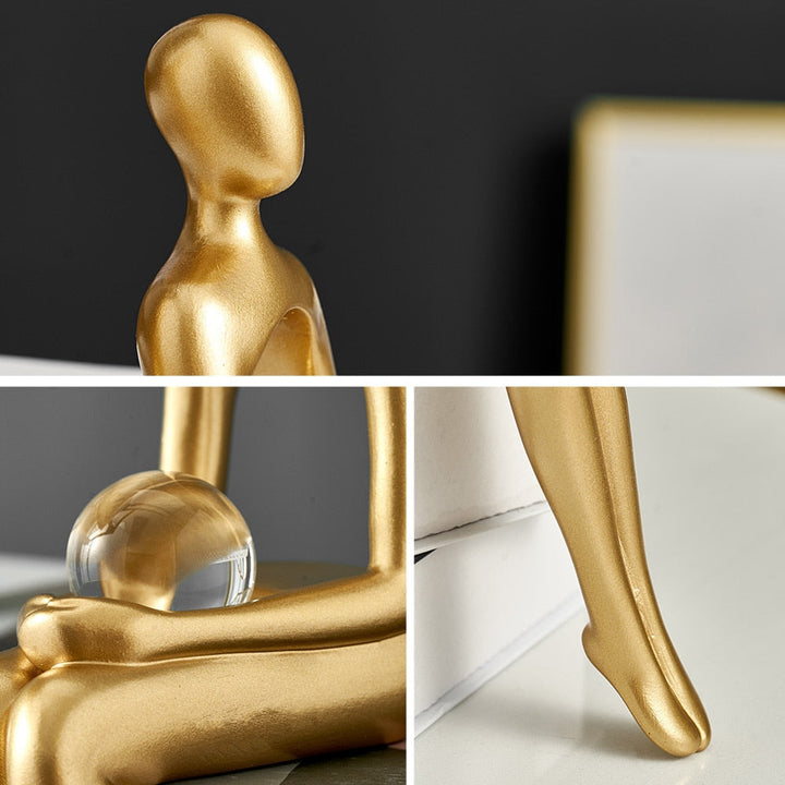 Lisslune | Modern Figurines Abstract Home Decor Sculpture