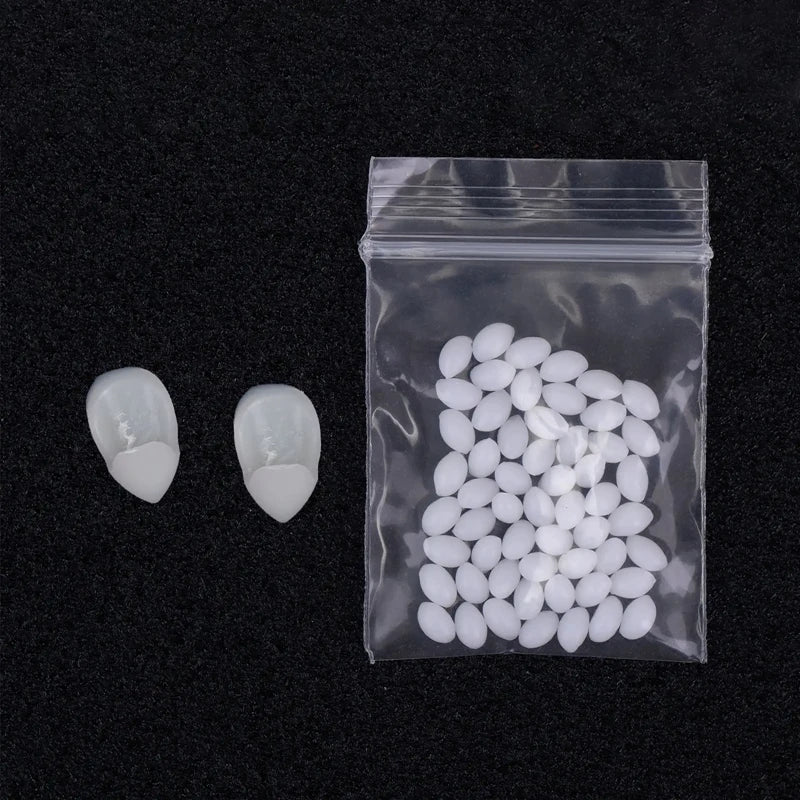 Rynx | Halloween Decoration Vampire Teeth Large Teeth Prosthetics Halloween Cosplay Props Artificial Large Teeth with Strong Glue Halloween Props