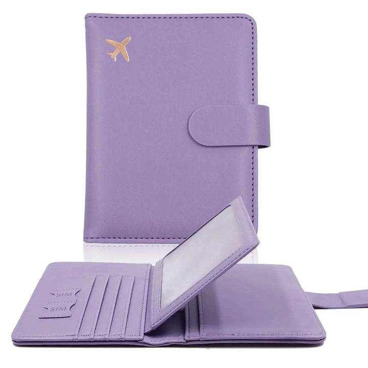 Lisslune | Stylish RFID-blocking passport holder with card organizer for travelers