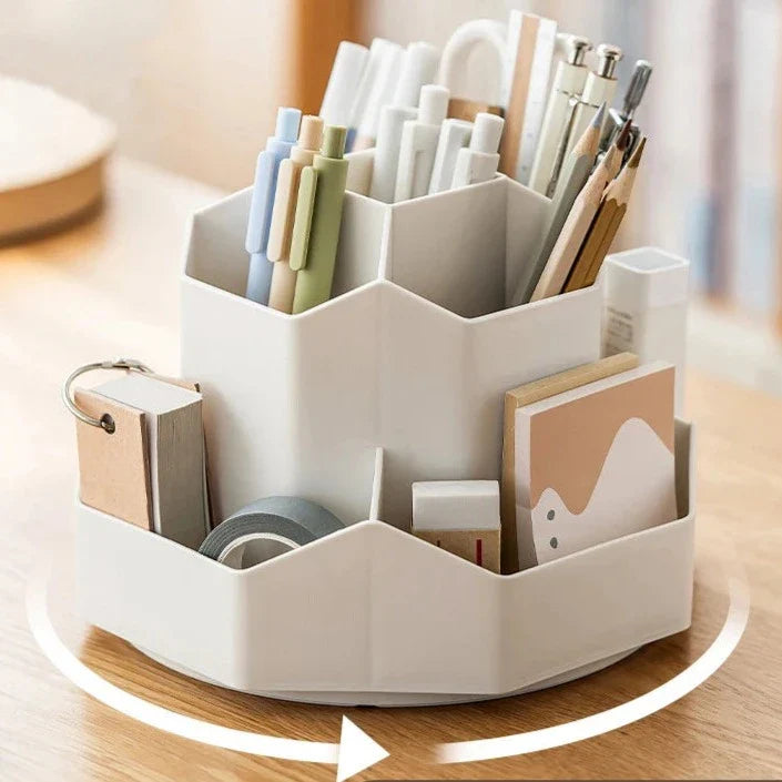 Lisslune | Rotating Desk Organizer for Pens