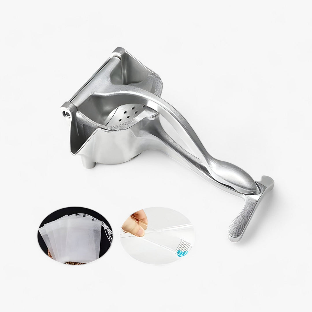 Lisslune | CitrusPro | Ensemble Press System - Hand press made of aluminum alloy for citrus fruits & pomegranates
