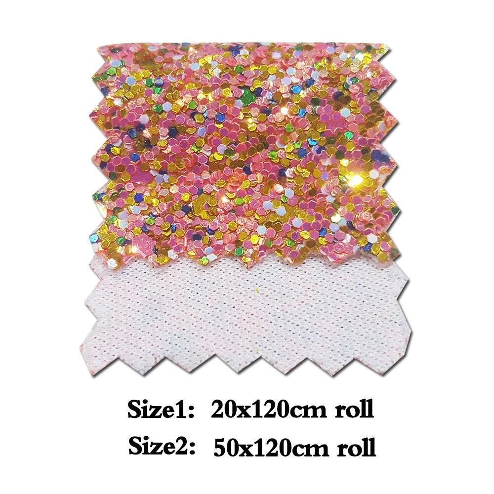 Lisslune | Sparkling Chunky Glitter Fabric Roll - Create a Creative Fantasy