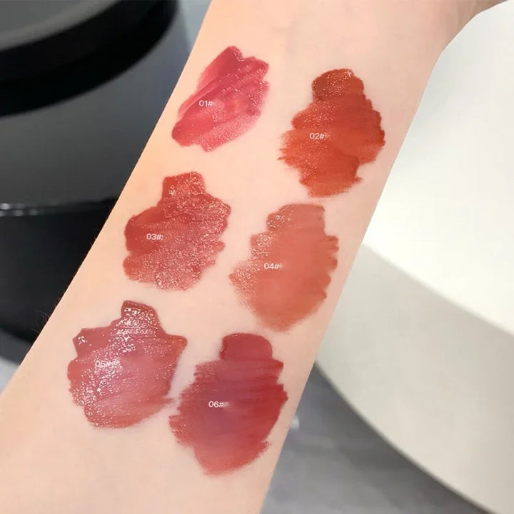 Rynx | Mirror Moisturizing Lip Lacquer Gloss Long-lasting Waterproof Non-sticky Cup Makeup Lip Plumping Oil Liquid Shine Korean Cosmetics