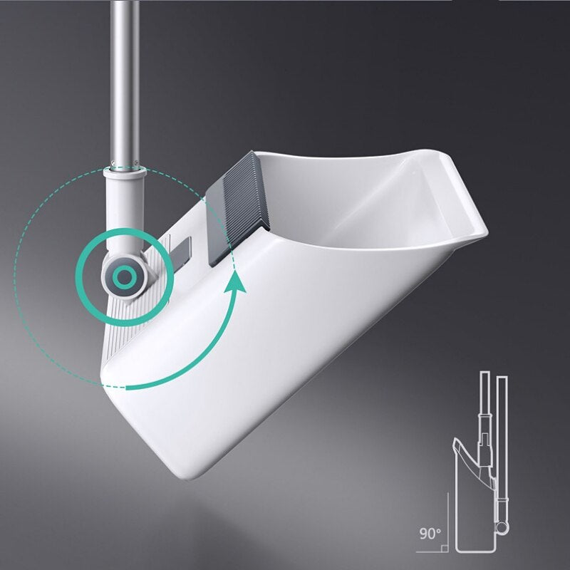 Lisslune | 3in1 Quick Clean Extendable Dustpan Set