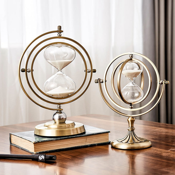 Lisslune | Time Charmer Metal Hourglass Decor
