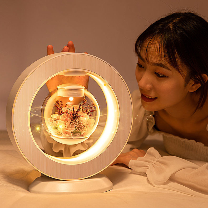 Lisslune | Magnetic Love Forever Levitating Flower Lamp