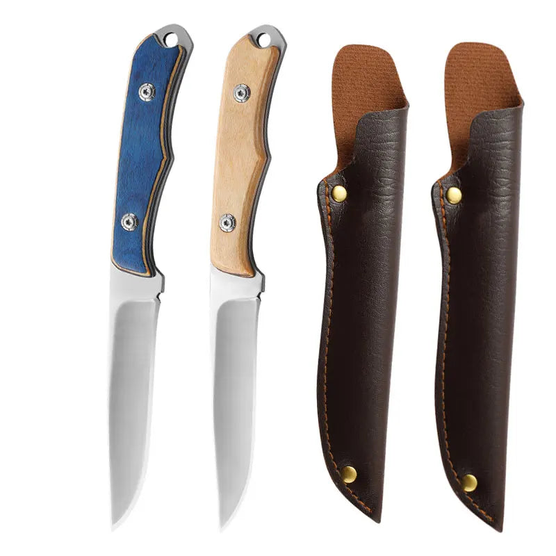 Lisslune | Stainless Steel Durable Wood Handle Knife