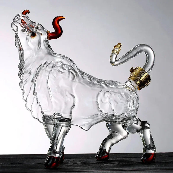 Lisslune | Artistic Bull Glass Decanter