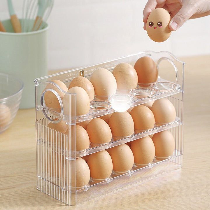 Lisslune | Automatic Flip Egg Storage Rack