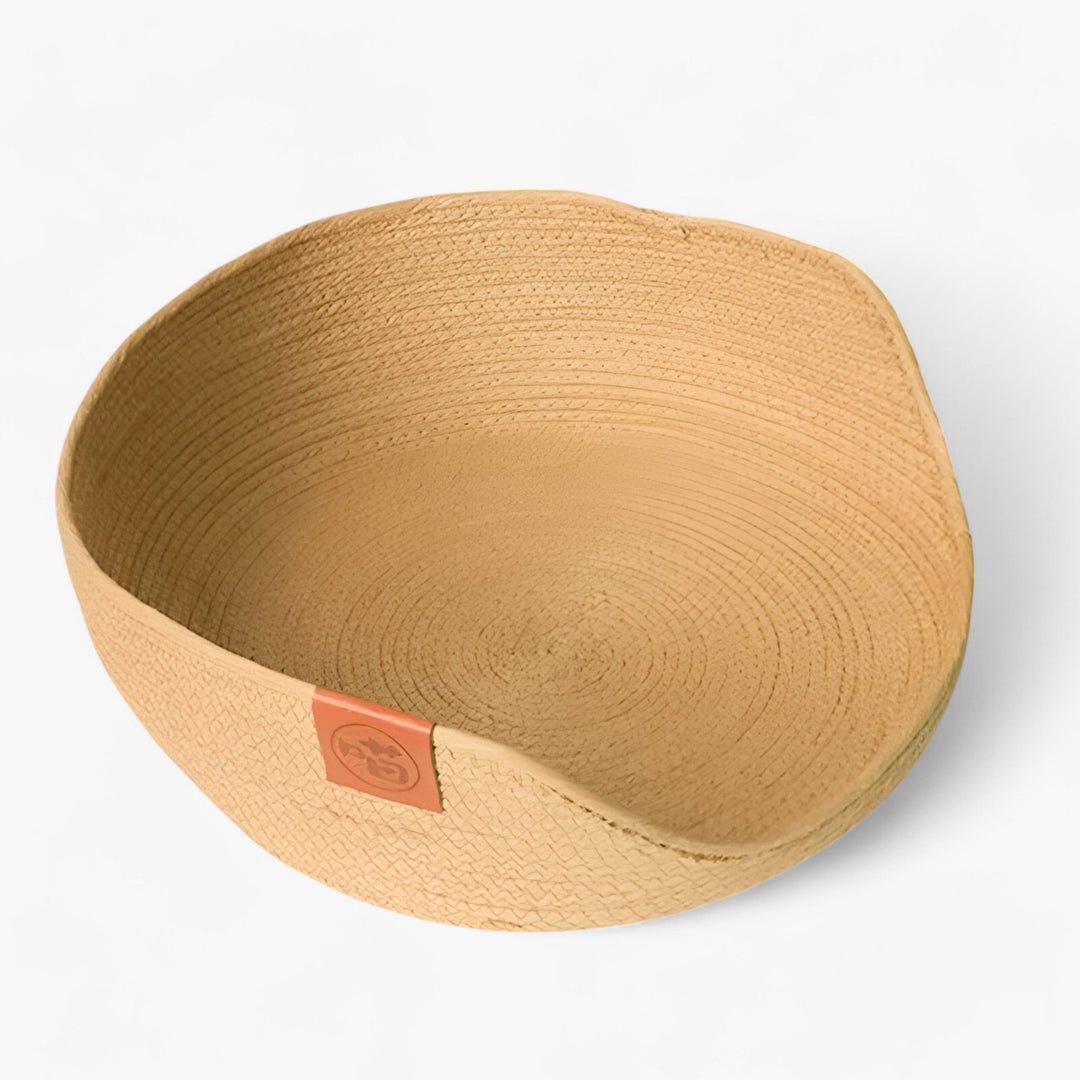 Lisslune | Handwoven Bamboo Pet Bed with Soft Cushion – Luna Nest