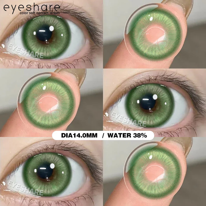 Rynx | 1 Pair Cosplay Colored Contact Lenses Anime Blue Lenses Purple Eyes Halloween Makeup Contacts Annual Pink Beauty Pupils