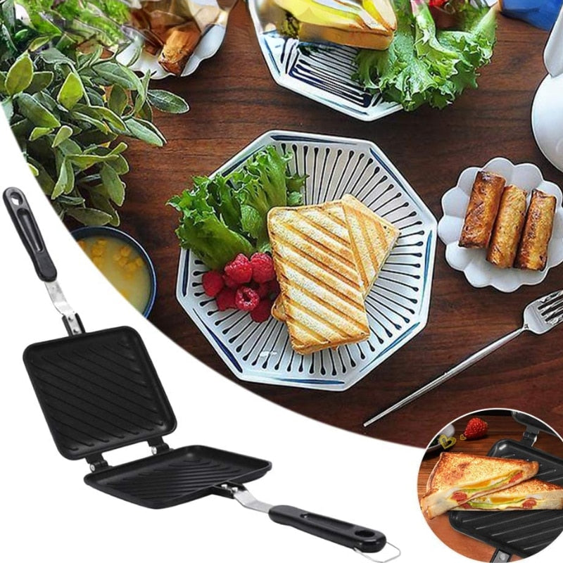 Lisslune | Double Sided Non-Stick Sandwich Maker Pan