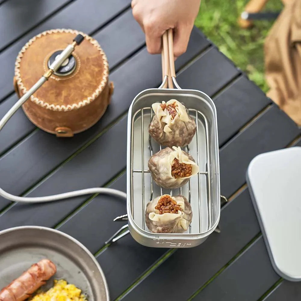 Lisslune | Portable Aluminum Food Box for Culinary Adventures Outdoors