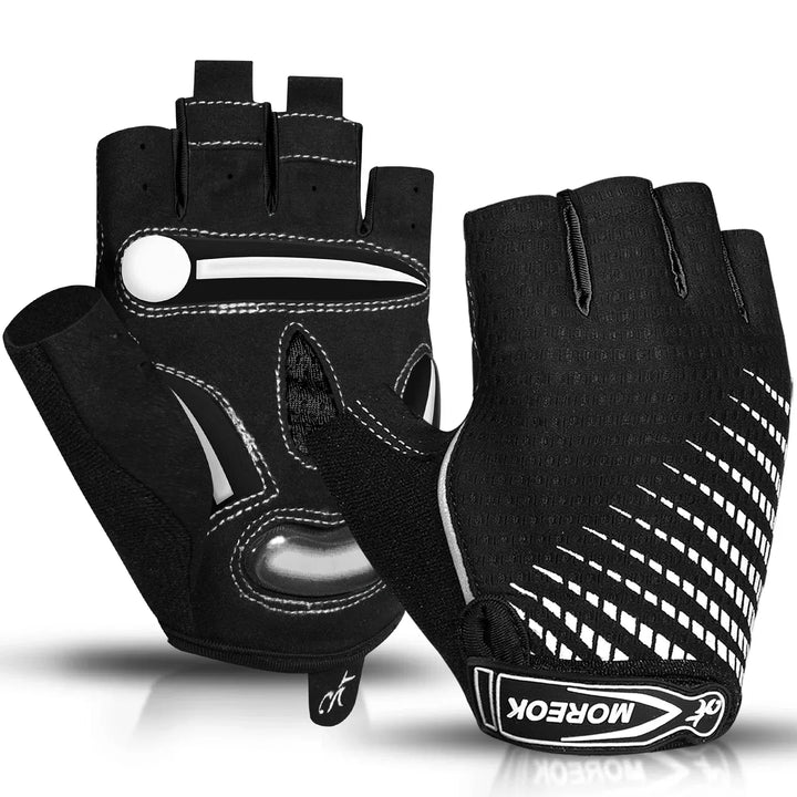 Lisslune | RideEase Half Finger Cycling Gloves – Shock Absorbing, Breathable & Anti-Slip Gloves