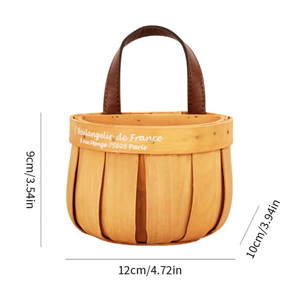 Lisslune | French Market Handcrafted Wooden Basket
