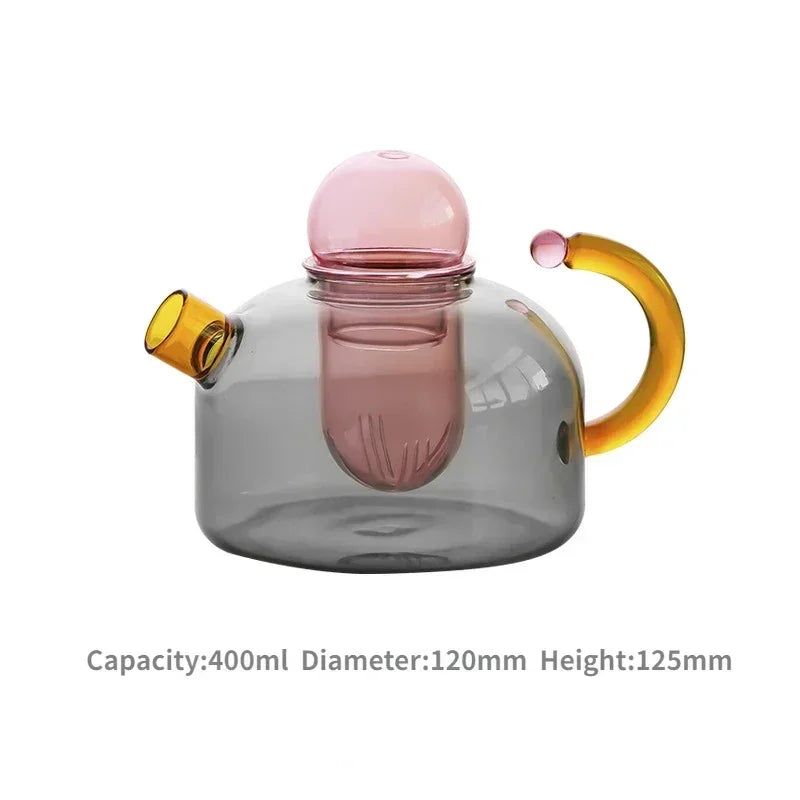 Lisslune | Colorful Glass Teapot