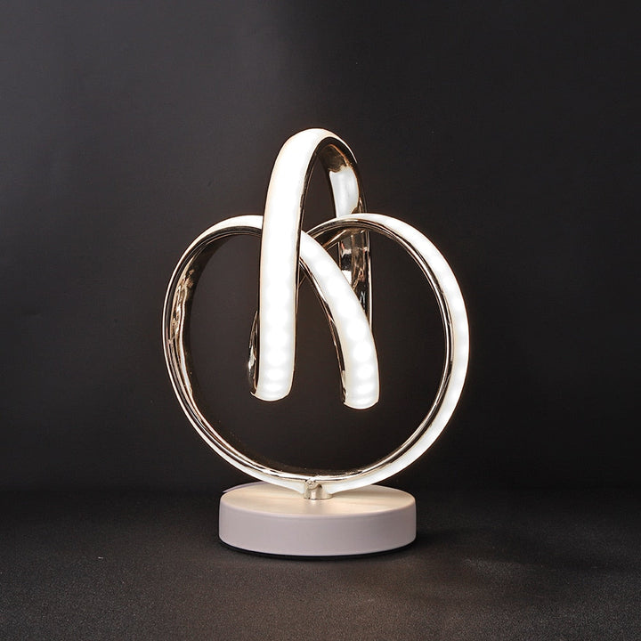 Lisslune | SpiralGlow – Sleek LED Table Lamp with Cozy Warm Light